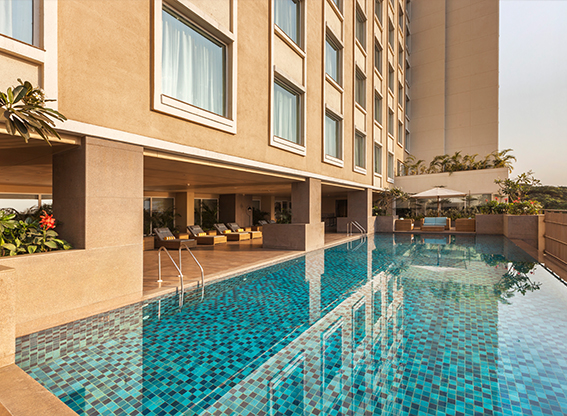hotel with swimming pool in pune camp